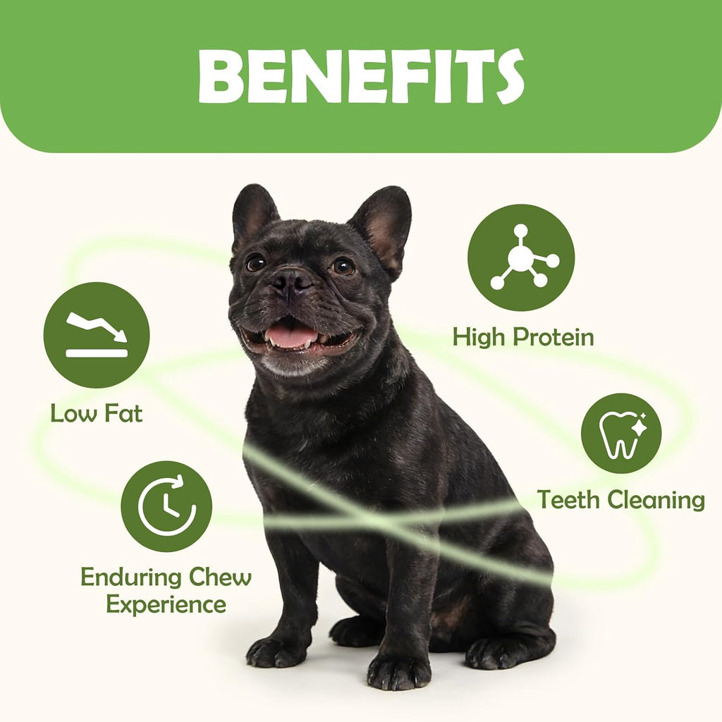 MON2SUN Dog Treats, 5 Inch Chicken Wrapped Rawhide Sticks, 8.82 oz | Long-lasting Chew Engagement, Dental-friendly Chewing Support, Sized for Puppies and Small Dogs