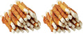 MON2SUN Dog Treats, 5 Inch Chicken Wrapped Rawhide Sticks, 8.82 oz | Long-lasting Chew Engagement, Dental-friendly Chewing Support, Sized for Puppies and Small Dogs