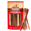 Natural Farm Pixie Bully Sticks (6 Inch, 30 Pack), Thin Pizzle Beef Treats, Grain-Free, High Protein, Best Rawhide Alternative for Small, Puppies or Senior Dogs